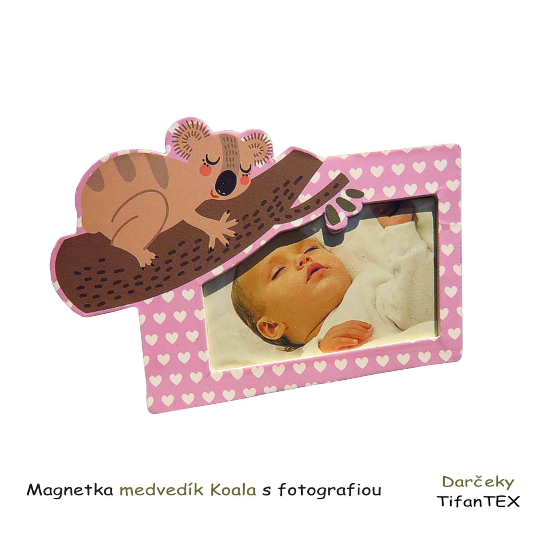 Magnetka medvedík Koala s fotografiou Magnetka medvedík Koala s fotografiou