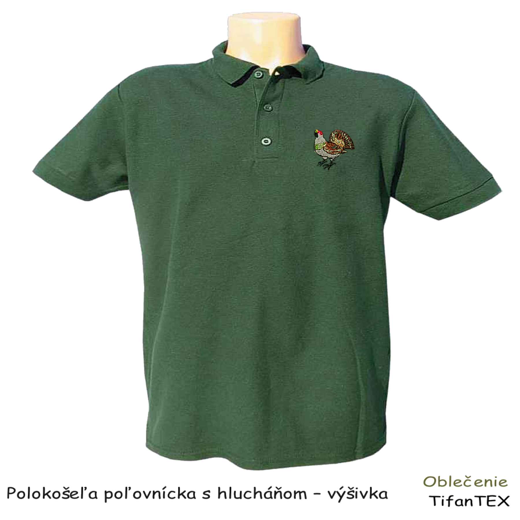 Polokošeľa poľovnícka s hlucháňom Polokošeľa poľovnícka s hlucháňom