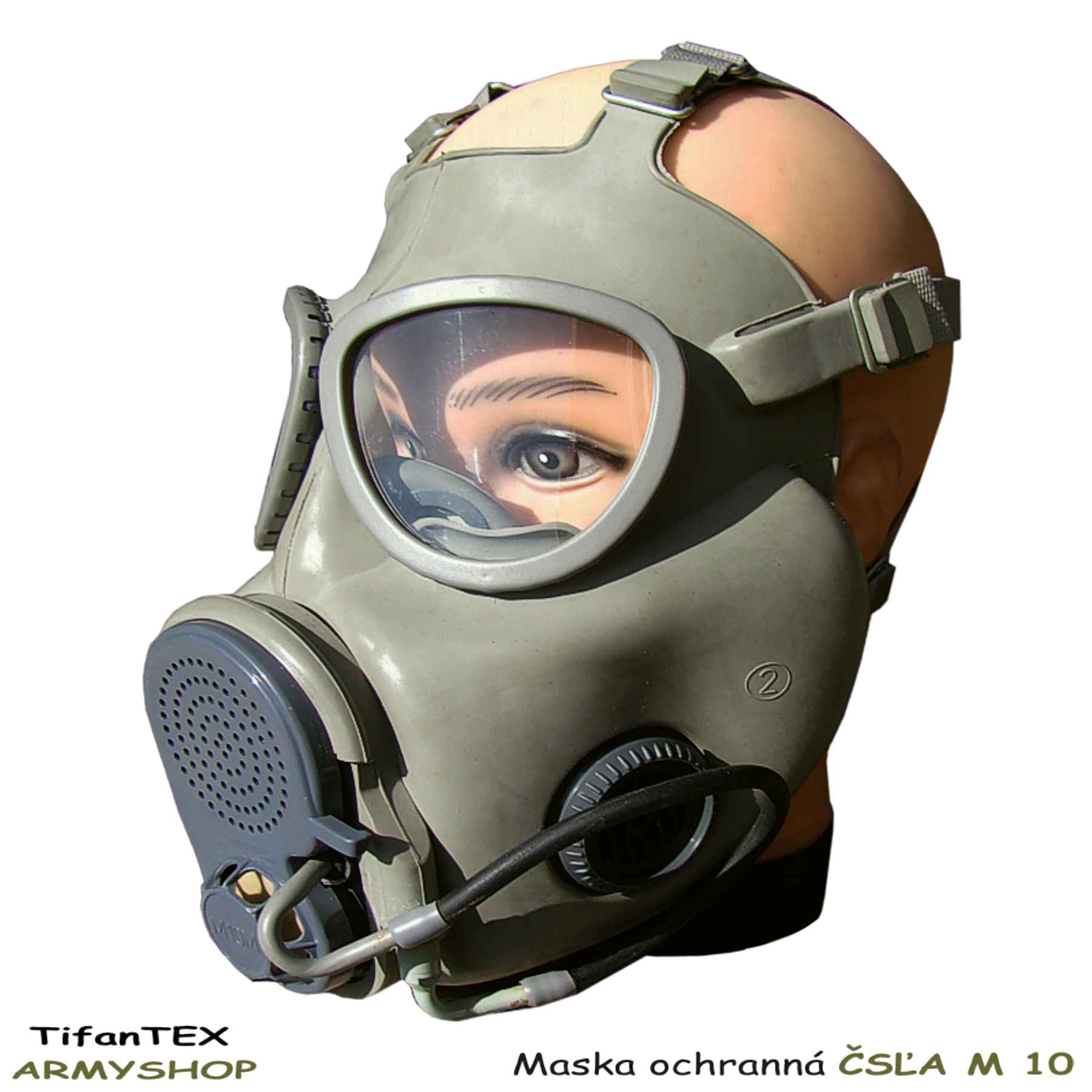 plynová maska ČSĽA M10