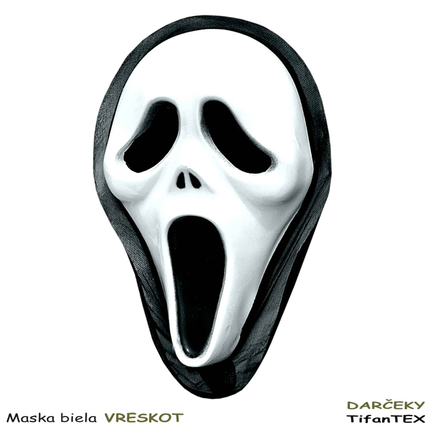 Plesová maska Vreskot - Tifantex masky