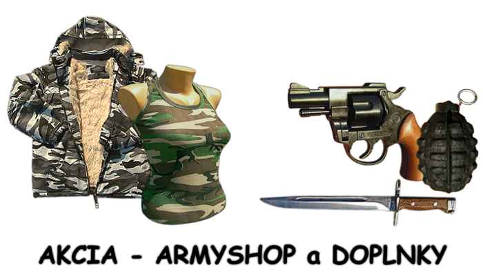 army shop nitra výpredaj