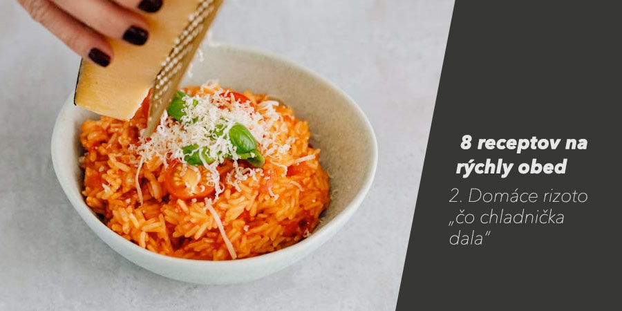 Rizoto čo chladnička dala recept