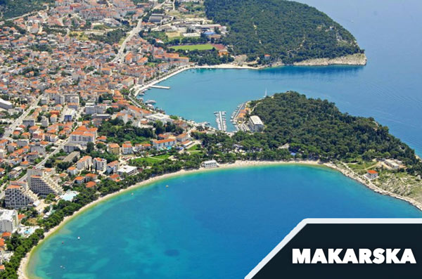 Makarska city, Chorvátsko