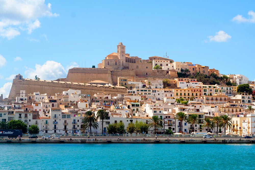 Mesto ibiza, balearske ostrovy