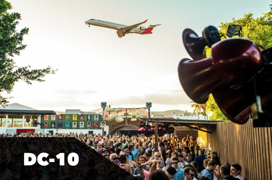 Klub pri letisku pod holým nebom dc 10 diskoteka ibiza