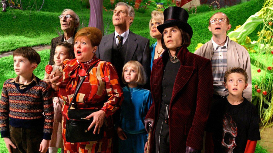 Charlie a továreň na čokoladu film johhny depp