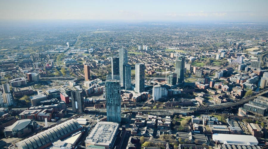 Manchester Anglicko anglicke mesto historicke pamiatky mesta Manchester