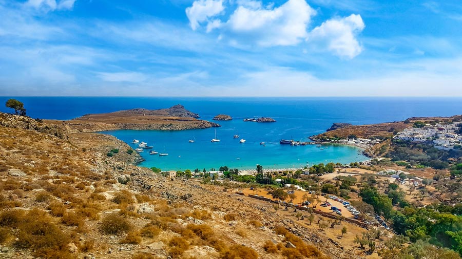 Rodos Rhodes dovolenkova destinacia ciste kristalove more krasne plaze ostrov Rodos Grecko