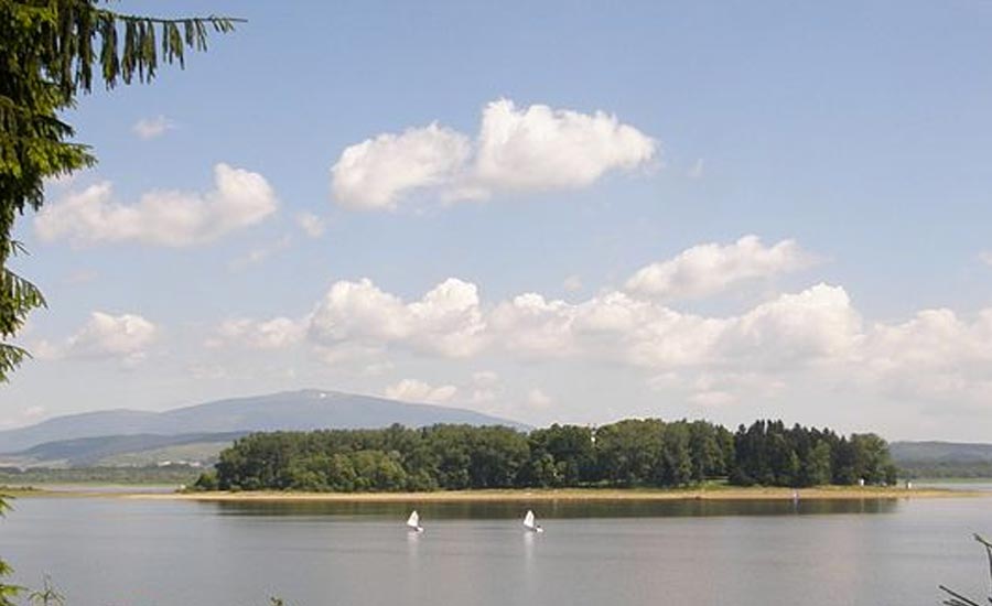 Slanicky ostrov ostrov umenia kostol Povysenia sv kriza