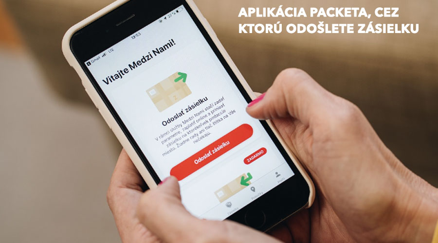 Packeta medzi nami aplikácia