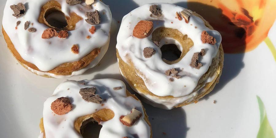 jablkove donuty domace donuty sisky pamlsky pre psov