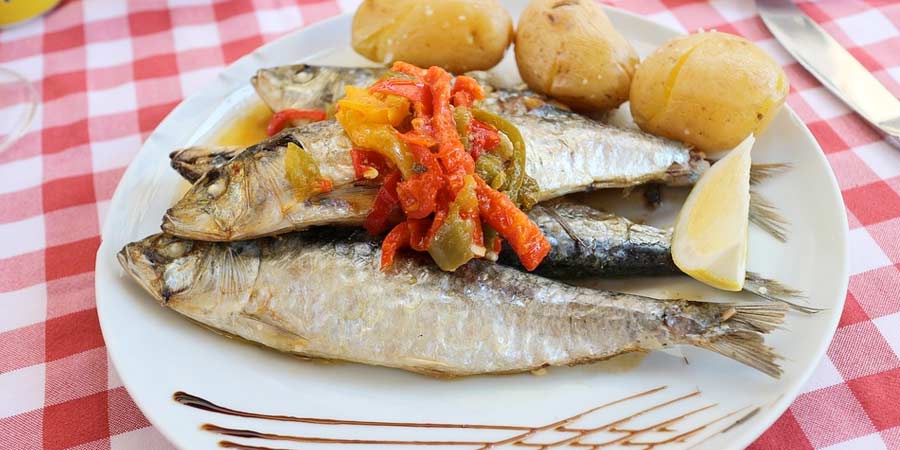 Sardinky, jedlo