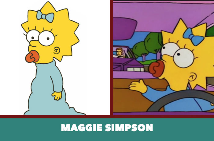 maggie simpson postava