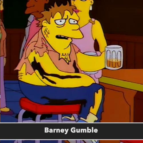 Barney Gumble postava simpsonovci