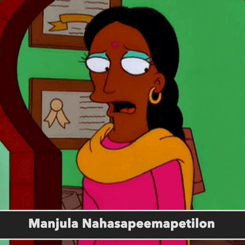 Manjula Nahasapeemapetilon postavy simpsonovci