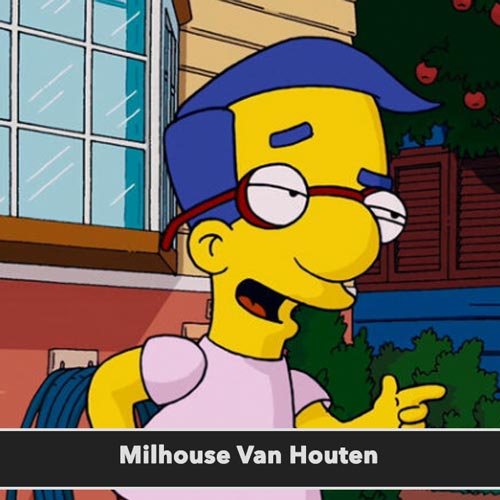 Milhouse Van Houten  postava simpsonovci