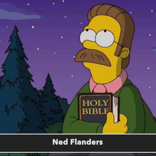 Ned Flanders postavy simpsonovci