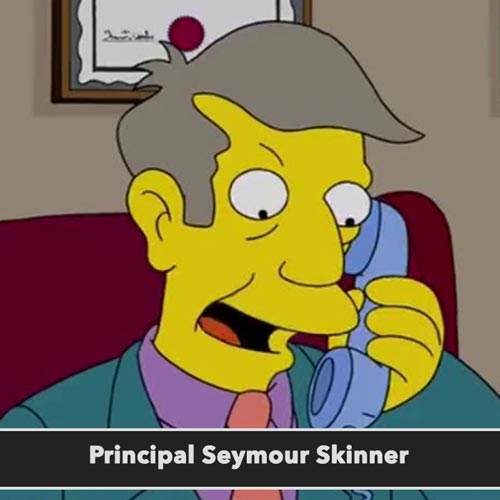 Principal Seymour Skinner postava simpsonovci