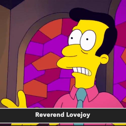 Reverend Lovejoy postavy simpsonovci