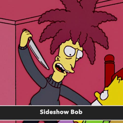 Sideshow Bob levak bob postava simpsonovci