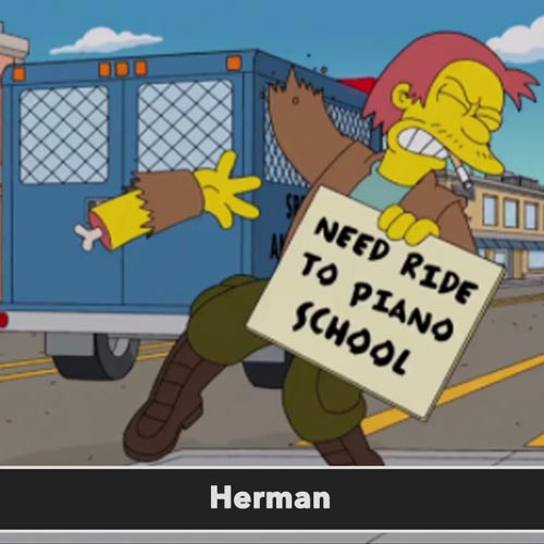 herman postavy simpsonovci
