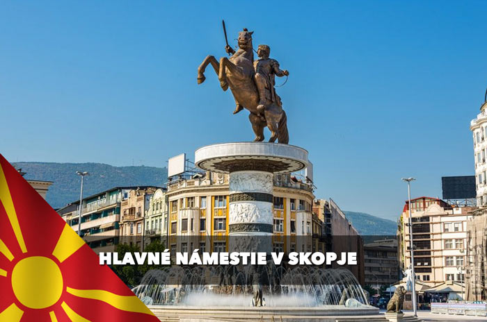 Hlavné námestie, Skopje, Macedónsko