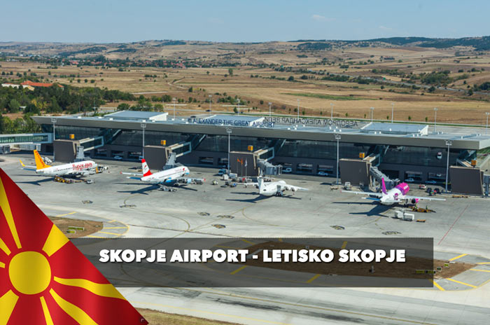 Skopje Airport, Medzinárodné Letisko, Skopje, Macedónsko