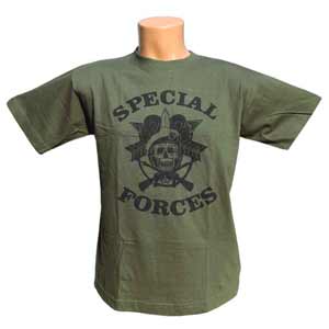 Tričko Special Forces zelené