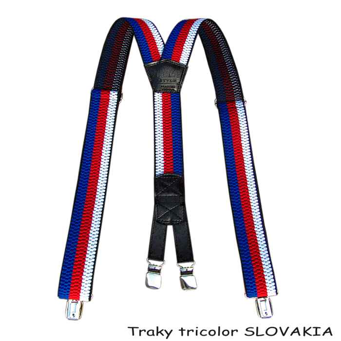 Traky na nohavice TRICOLOR Slovakia