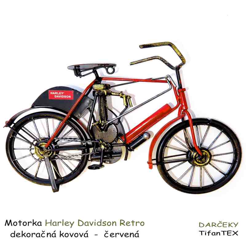Motorka Harley Davidson Kovový model