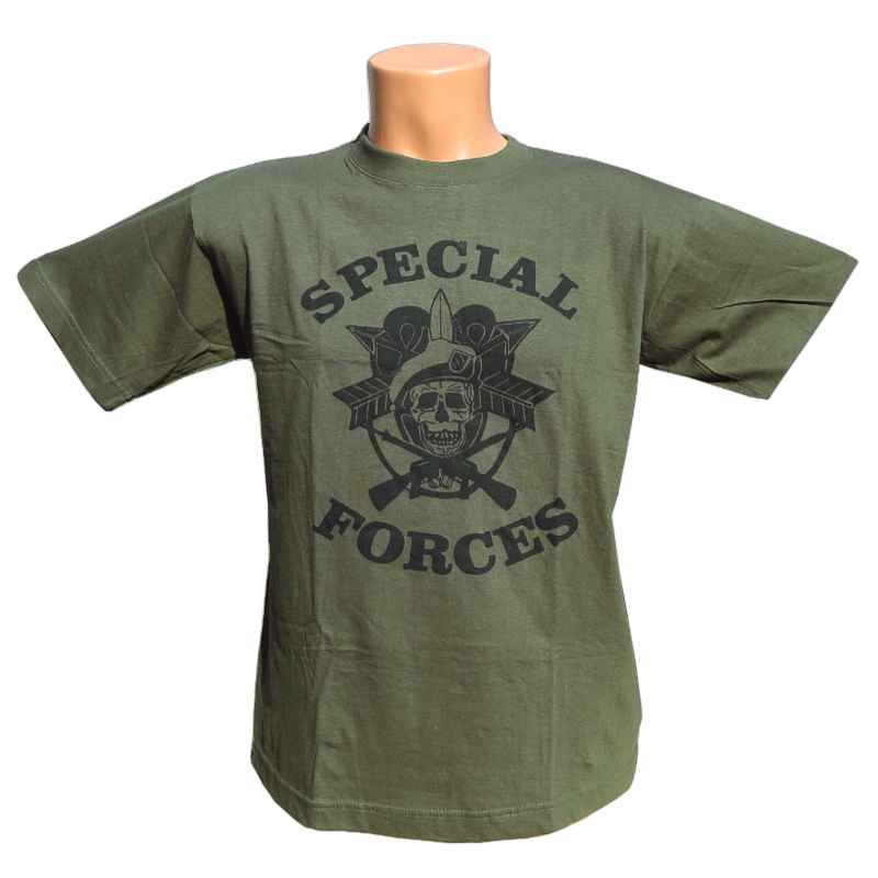 detské tričko Special Forces zelené
