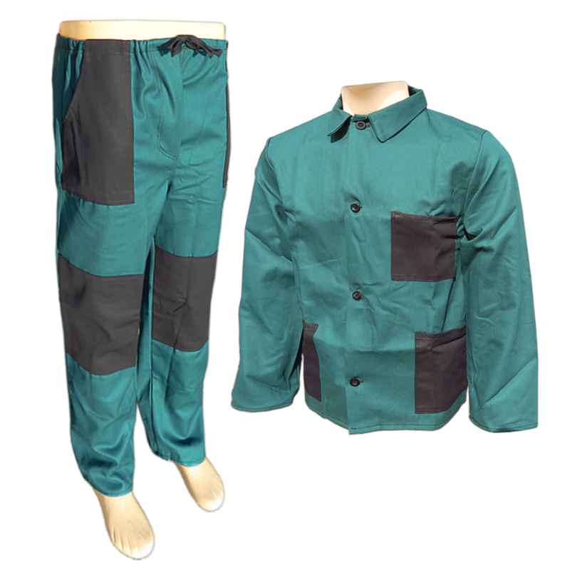 monterková súprava KLASIK zelená | pracovné odevy