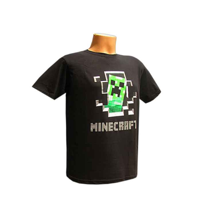 Tričko detské Minecraft čierne