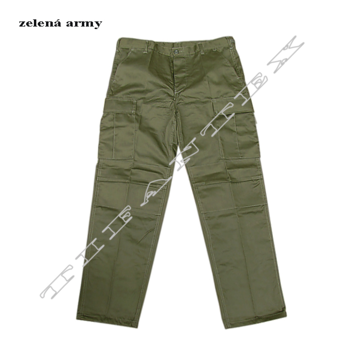 Nohavice BDU zelená army