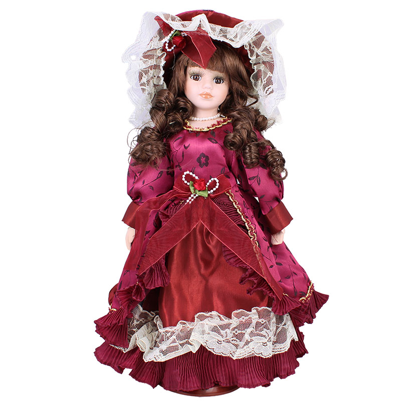 TFT D-5501 porcelánová Doll Sára, 31cm