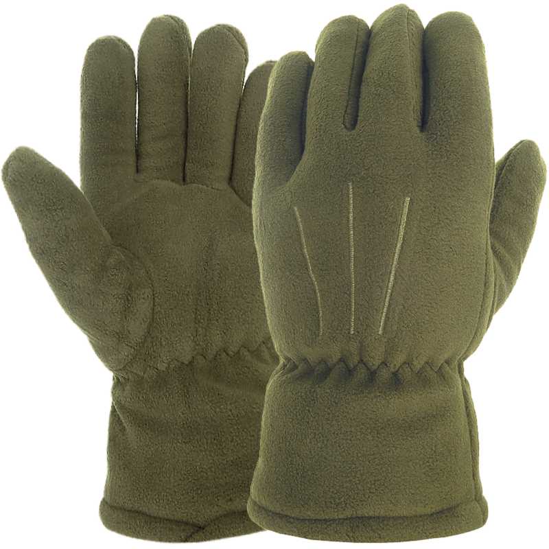 Zimné rukavice zelené pre Polovníka