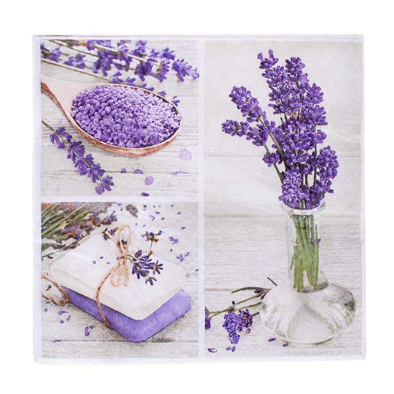 Servítky Vintage Lavender 20ks 33x33cm