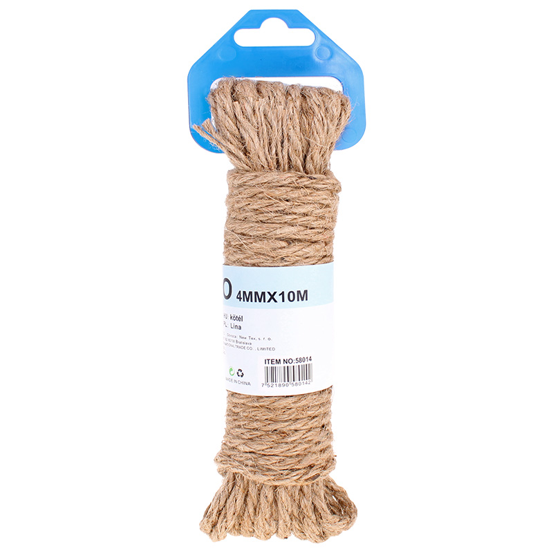 Jutové lano 4mm x 10m