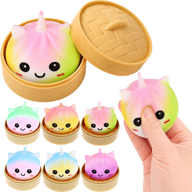 Squishy Dumplings Mystery box Rainbow knedlík 6cm