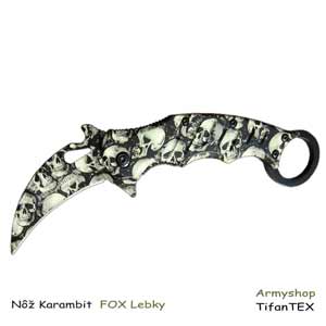 Nôž Karambit FOX Lebky