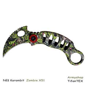 Nôž Karambit Zombie X51