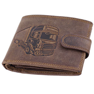 Pánska kožená peňaženka Kamión