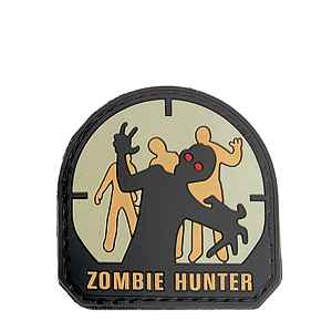 nášivky na suchý zips Zombie Hunter | velcro odznak