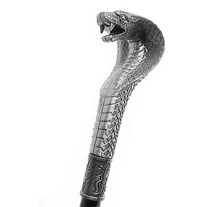 vychádzková palica s mečom kobra