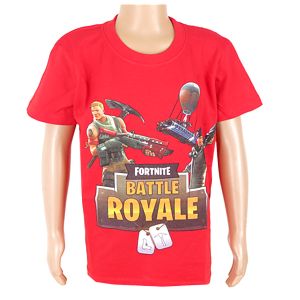 detské tričko Fortnite Battle Royale červené
