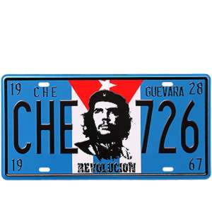 Plechová tabuľa Che Guevara 30x15cm