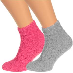 Dámske froté ponožky 2páry Mix farba