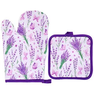 Chňapka do kuchyne s podložkou Lavender