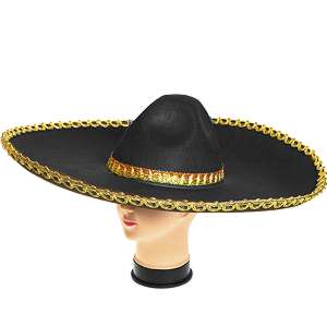 Sombrero klobúk čierny