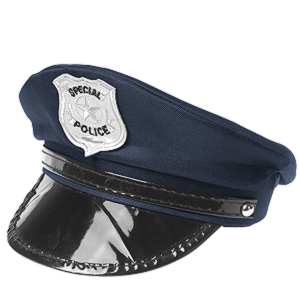 Detská policajná čiapka Special Police modrá